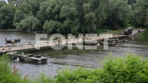 Pontonski most na Moravi